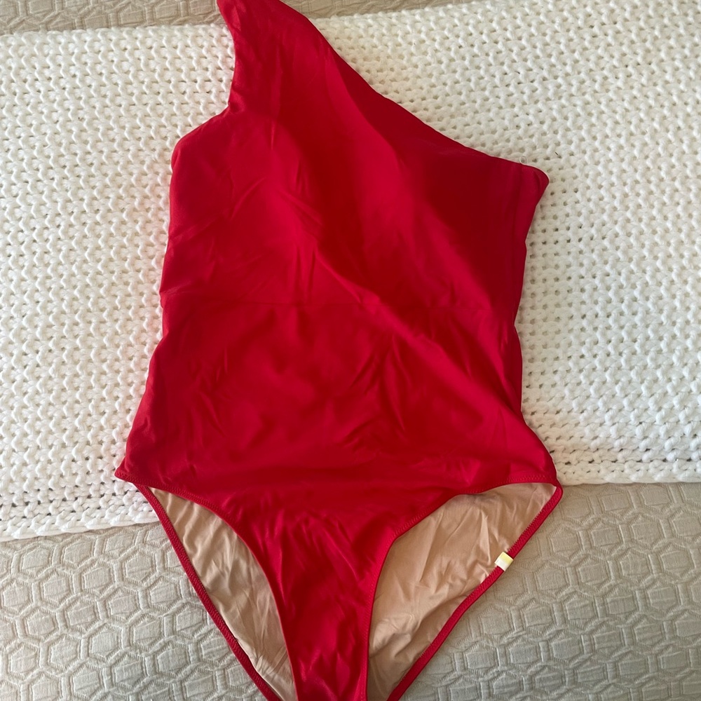 Summersalt Ruched Sidestroke one piece swimsuit